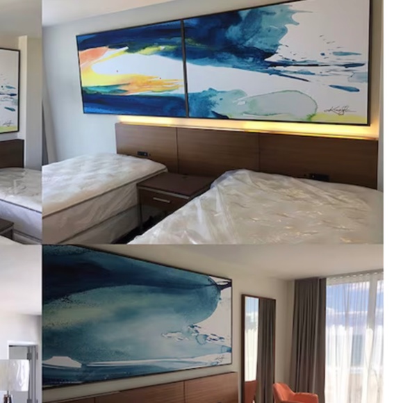 Original Abstract Serene Sea Painting - Serenity 10 - Picture 8 of 8